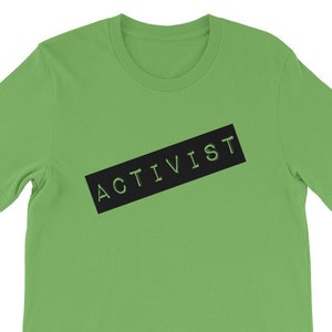 Activist Short-Sleeve Unisex T-Shirt, Political Shirt, Activist Shirt, Protest Shirt, Activism Shirt, Political Protest, T-Shirt, Tee, Gift