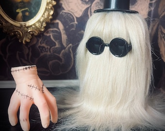 Mini- Cousin Itt inspired figure- 4.25”