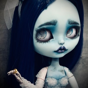 Blythe Doll Corpse Bride inspired