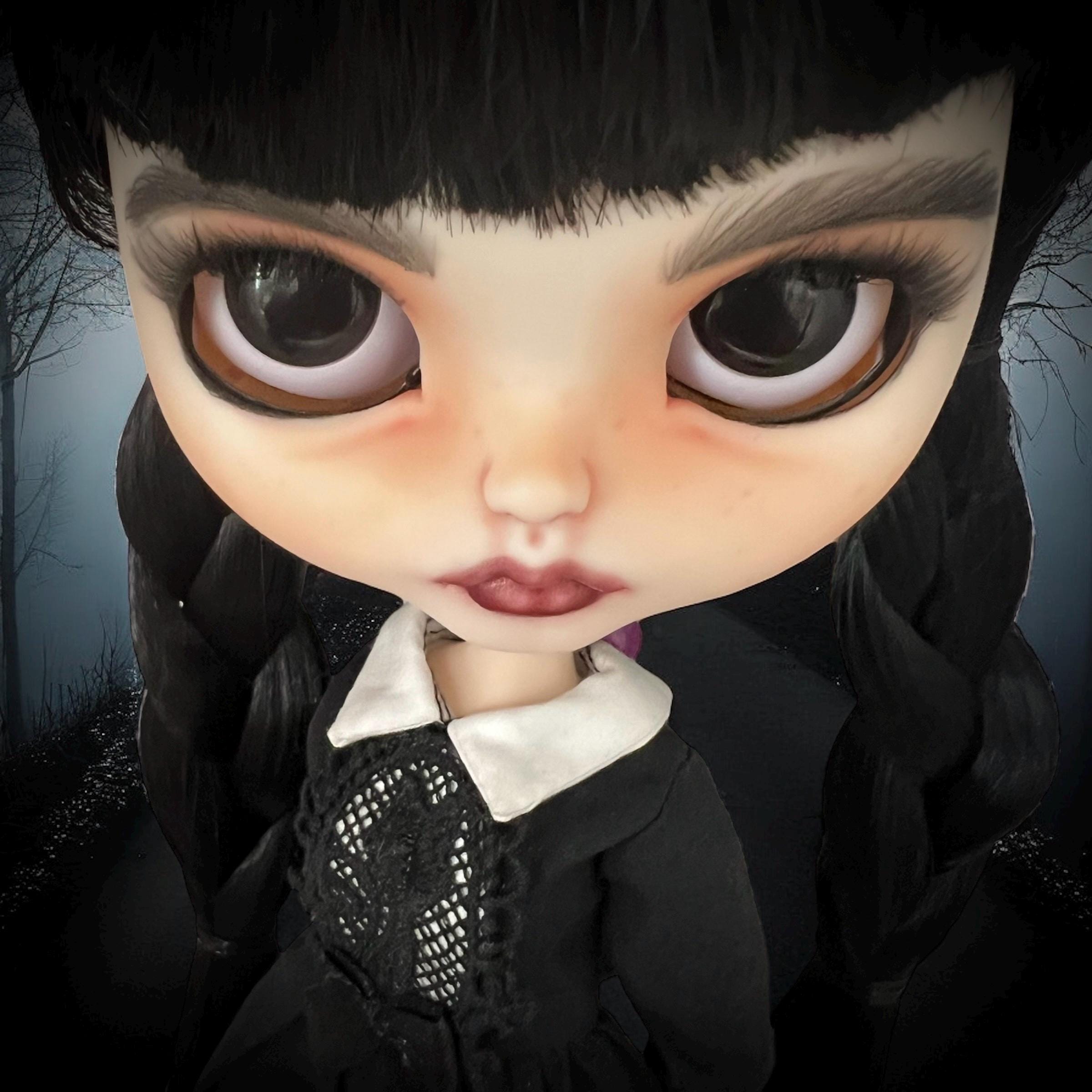 MADE TO ORDER Wednesday inspired Blythe Doll