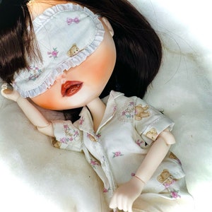 Blythe doll floral & bears pajamas