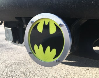 Batman Logo Reflective Stickers Decals Reflector Pack3M Stealth Black Color