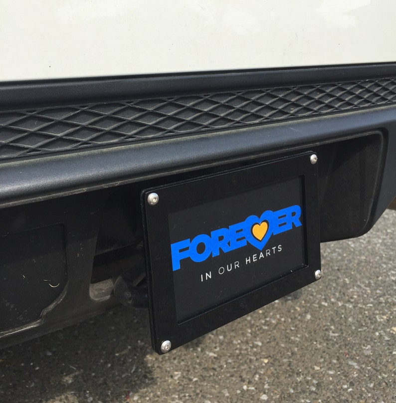 Custom Reflective Hitch Cover Personalize with your custom Etsy