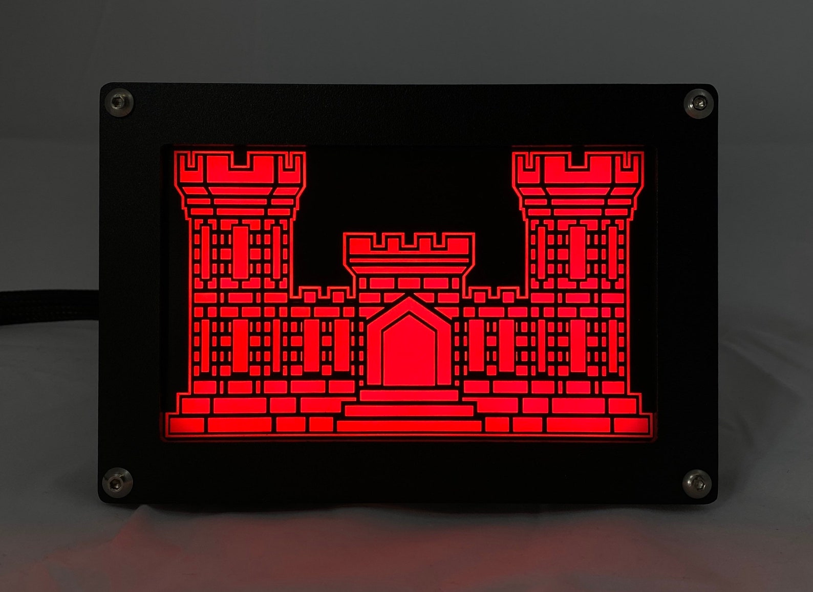 US ARMY Engineer Castle LED Hitch Cover Customizable With Etsy