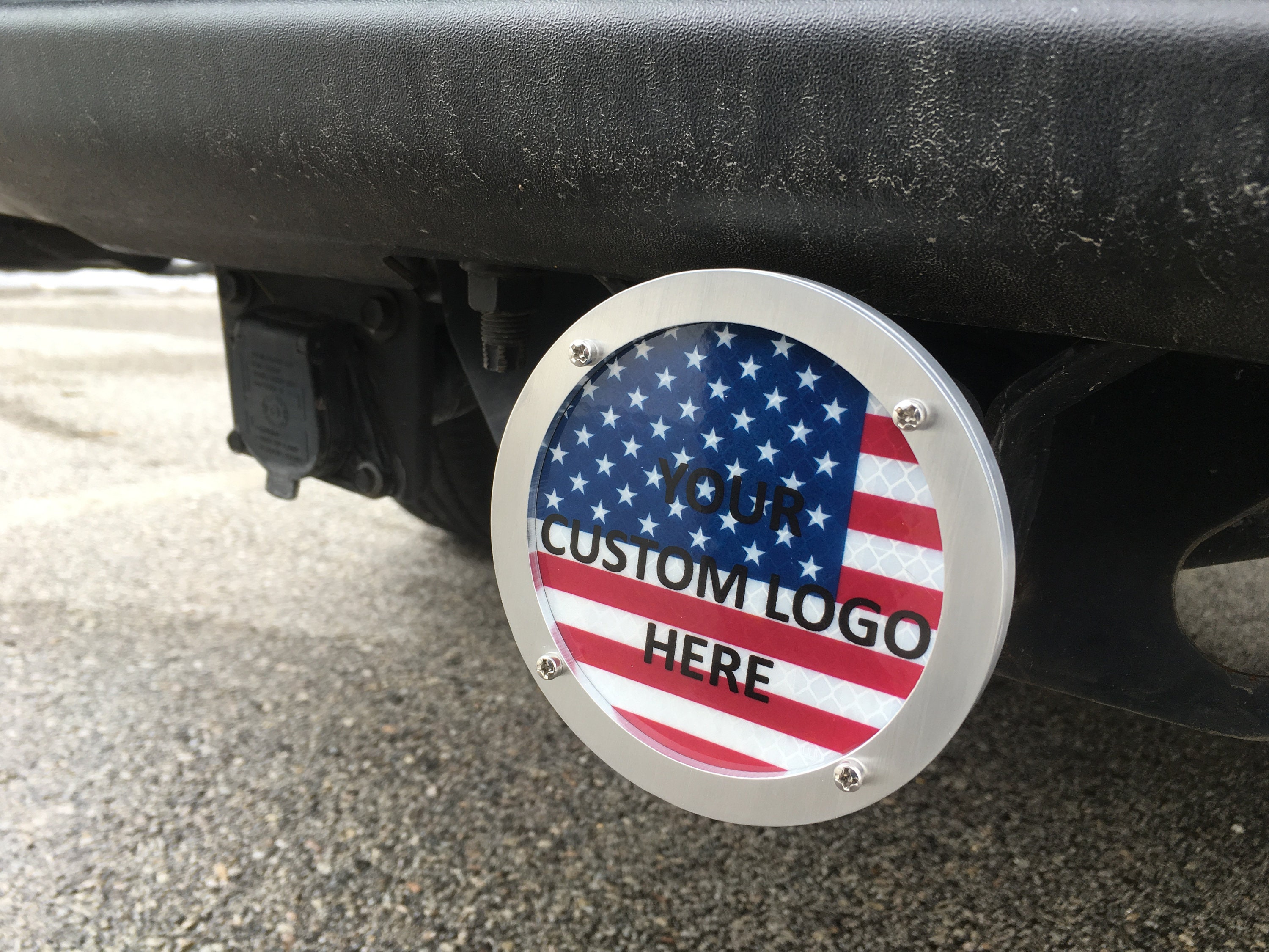 Custom Reflective Hitch Cover Custom Hitch Cover Etsy