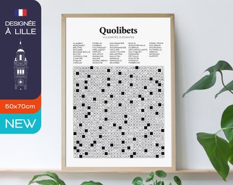 Art de mots croisés | Etsy France