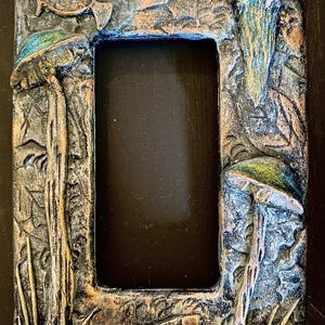 Rustic, cottagecore, mushroom,nature fairy, lightswitch cover