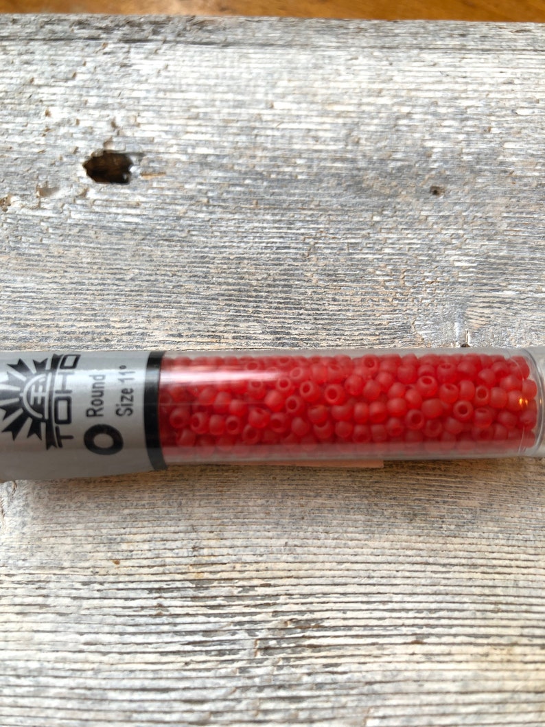 Glass Beads Seed Beads Red Hues Toho 110 Japanese Seed Beads