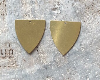 Brass Components, 28x25mm, sold as a pairs