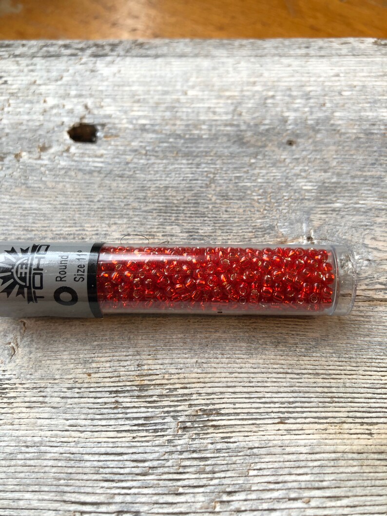 Glass Beads Seed Beads Red Hues Toho 110 Japanese Seed Beads