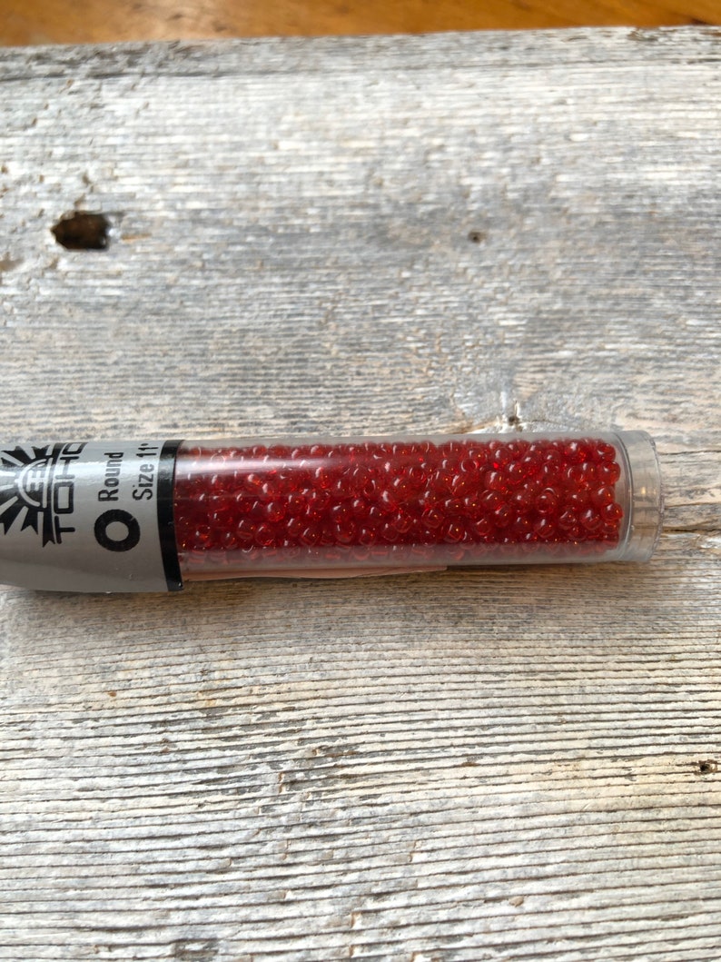 Glass Beads Seed Beads Red Hues Toho 110 Japanese Seed Beads