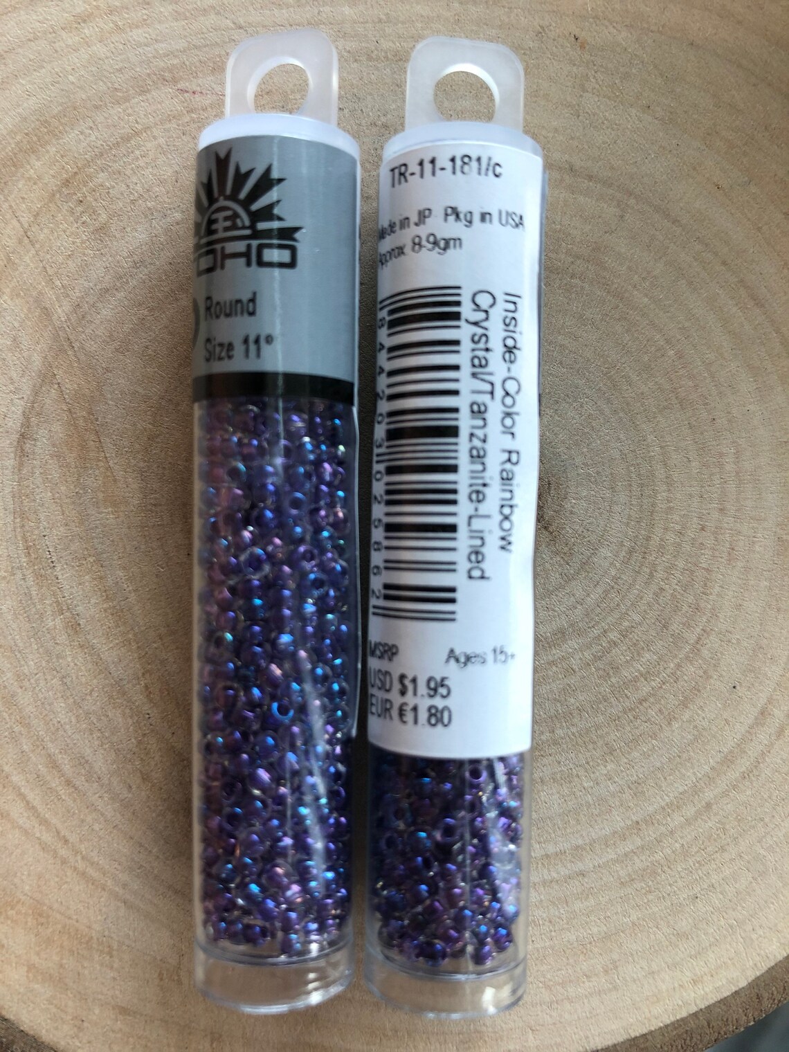 Toho 11/0 Rainbow Crystal Tanzanite Lined/ Japanese Seed | Etsy