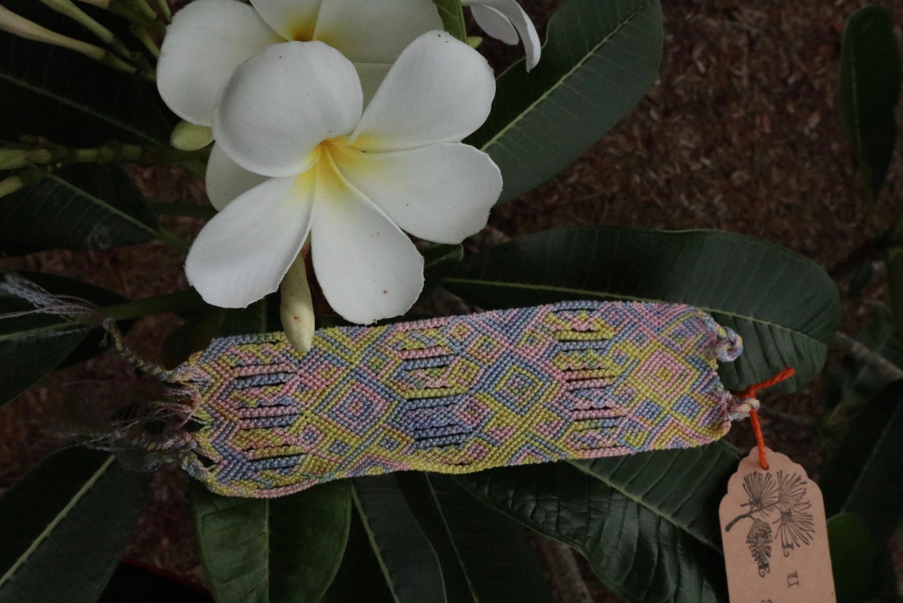 Mexican handmade knitted bracelet Etsy