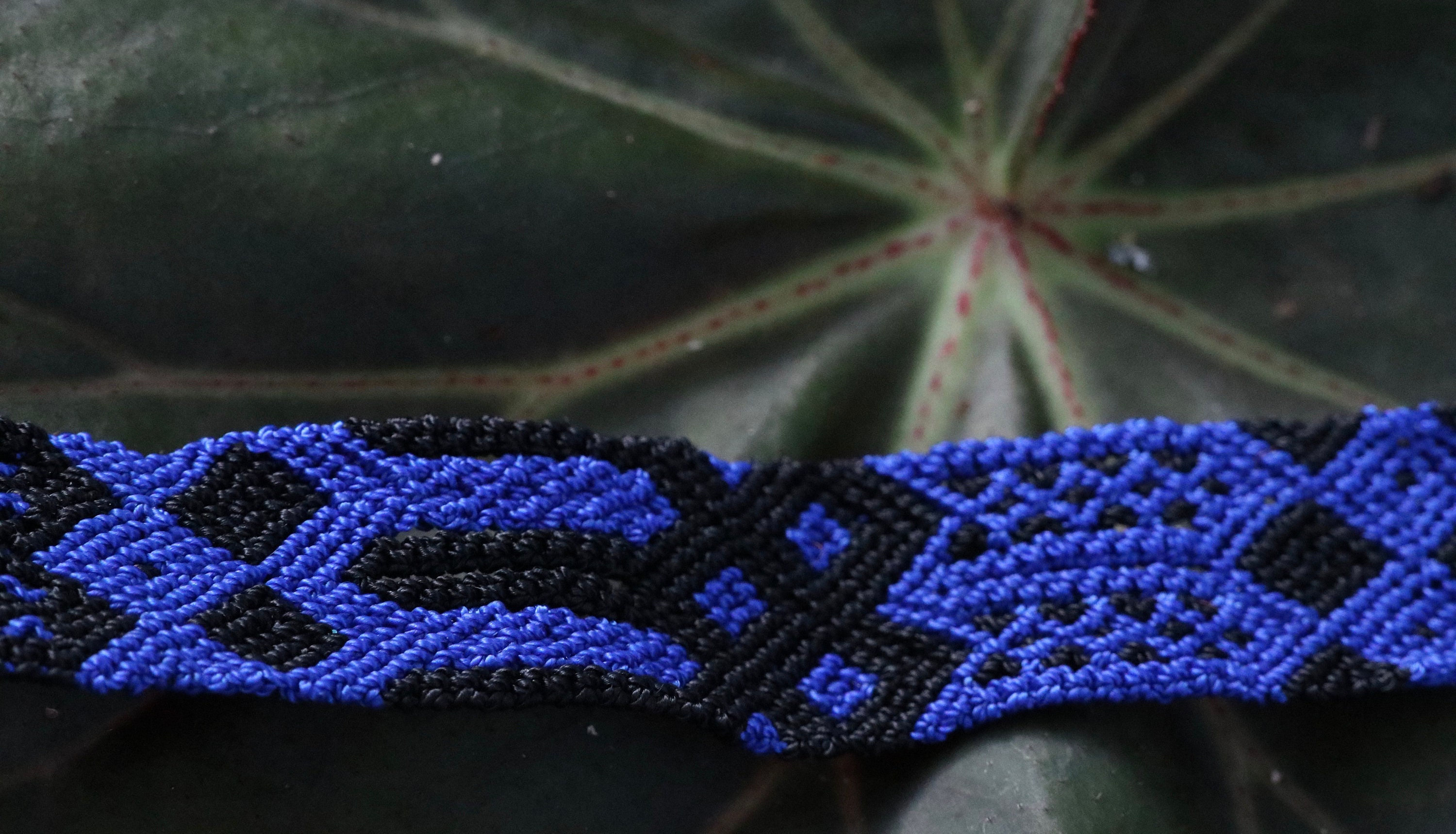 Mexican handmade knitted bracelet Etsy