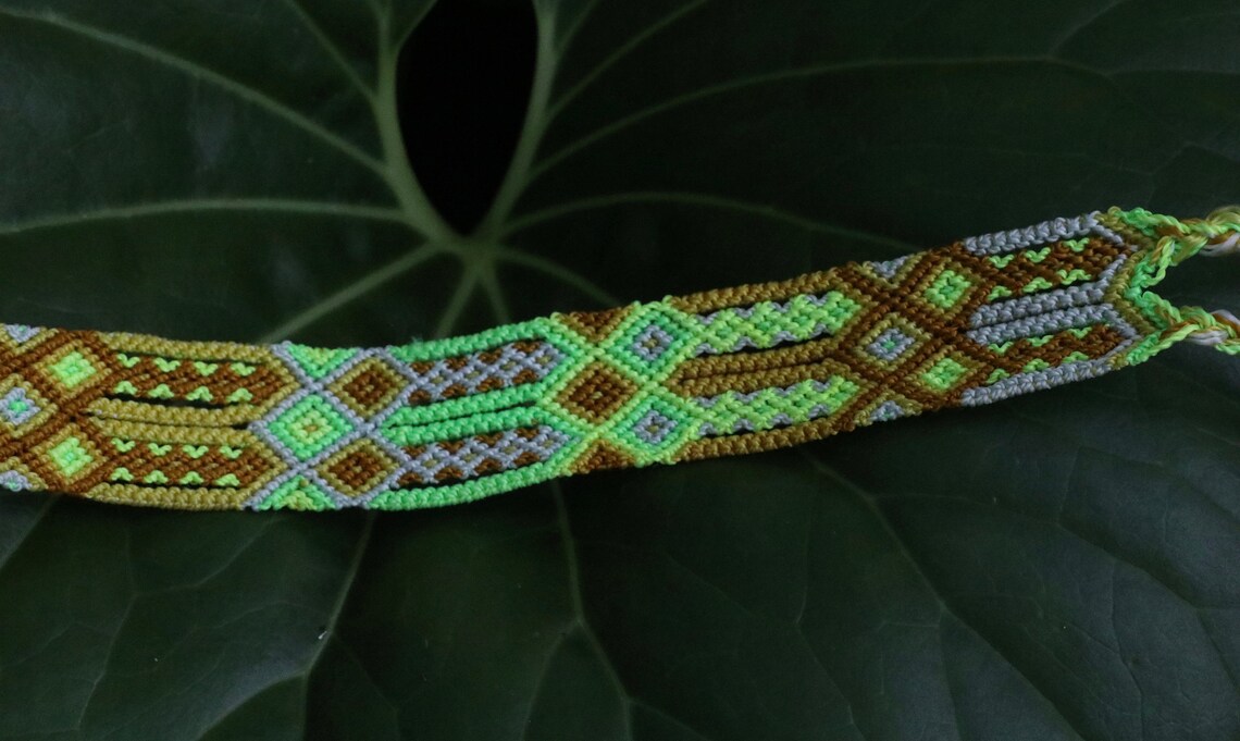 Mexican handmade knitted bracelet Etsy