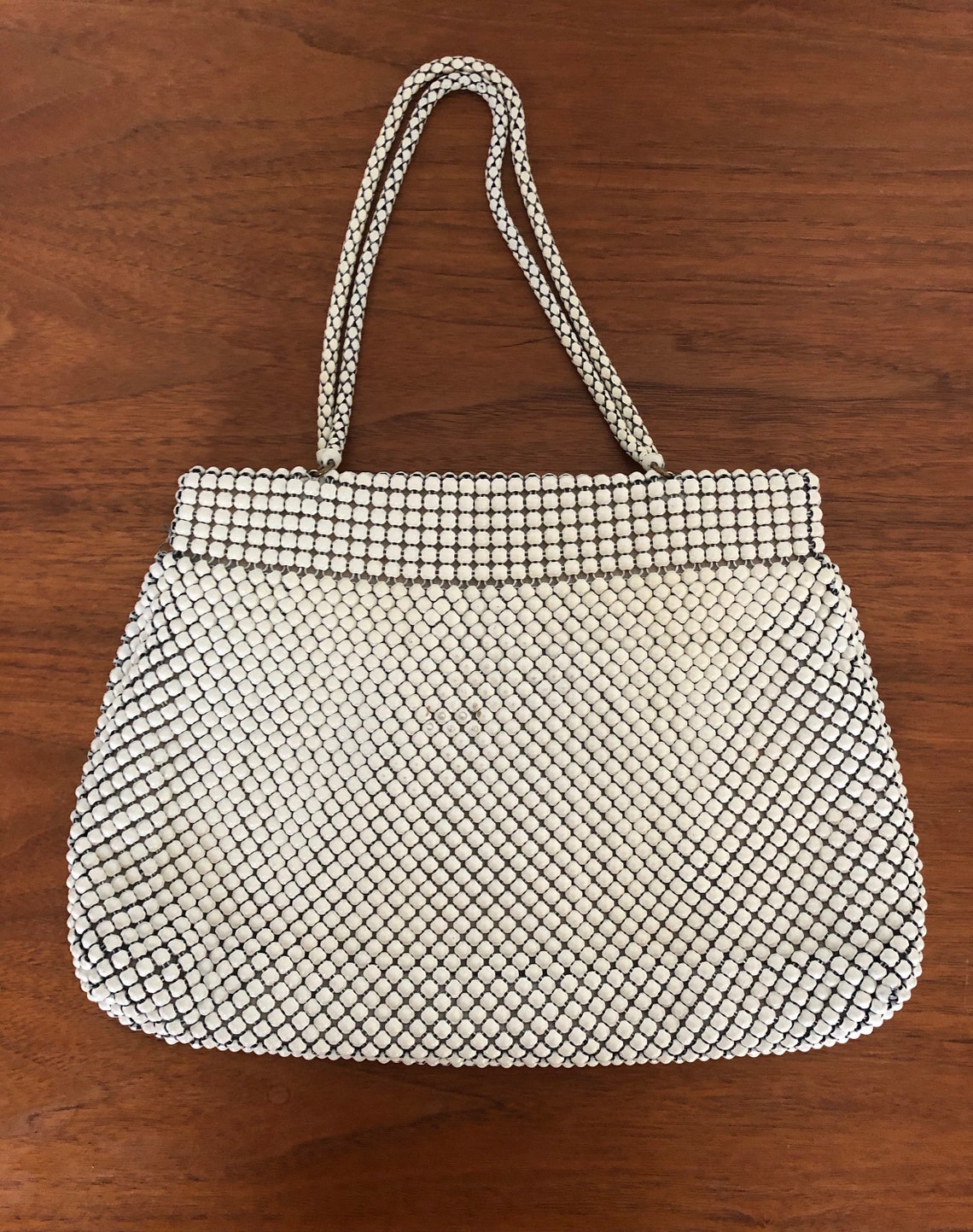 1940's Whiting & Davis Enameled Mesh Bag Etsy Italia