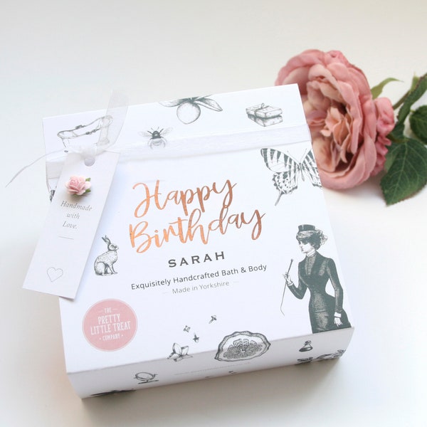 Happy Birthday Personalised Gift Set | Exquisite Choices | Birthday Gift for her | Gift for Her | Gift for Mum | Birthday box | friend gift