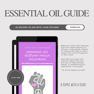 Essential oil diffuser recipe book 50 aromatherapy blends | printable PDF guide