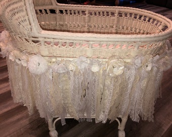 old fashioned baby bassinet