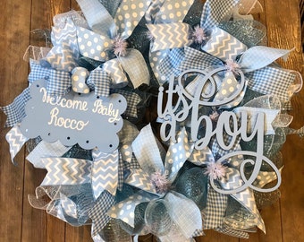 Custom Baby Wreath Etsy
