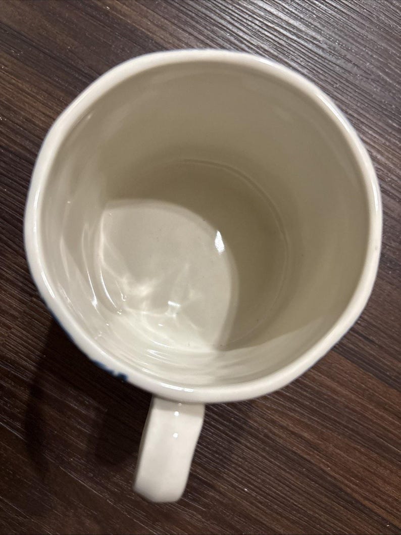 Anthropologie Oscar Mug Blue And White image 2