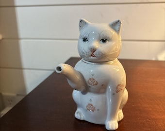 Lefton Miss Priss Kitty Cat Cookie Jar #1502 NO Lid!/ Super Cute