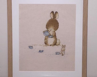 Bunny Tea Party Wall Hanging