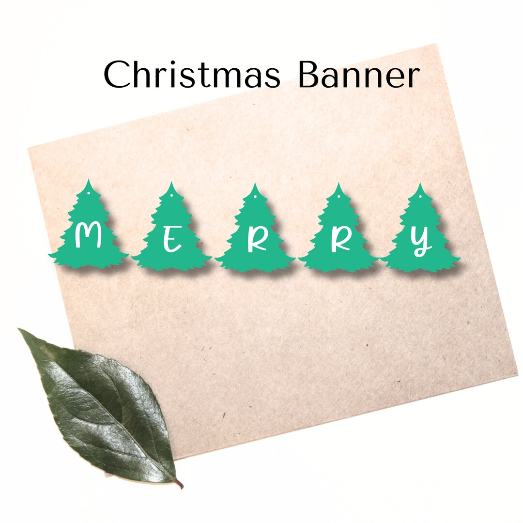 Personalized Christmas Banner Etsy