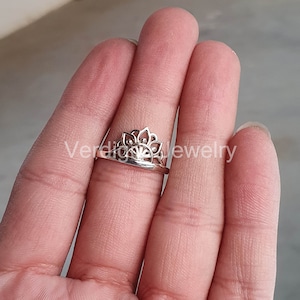 Sterling Silver Ring, Handmade, Rising Sun Ring, Stackable ring, Minimalist Silver Jewelry, Rings for women, Christmas Gift, Dainty jewelry