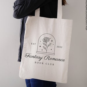 Fantasy Romance Book Club SVG, PNG, JPG Digital Nedladdning - Bokinspirerad T-shirt, Sweatshirt, Tote, Mugg, Vinyl, Bokälskare, Romance Reader Present
