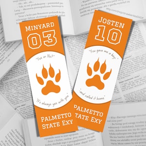 All for the Game Printable Bookmarks - The Foxhole Court, Neil Josten, Andrew Minyard, Enemies to Lovers, Andreil, Palmetto State Foxes