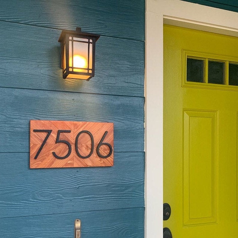 Address Plaque Number Sign Address Numbers Address Sign Etsy