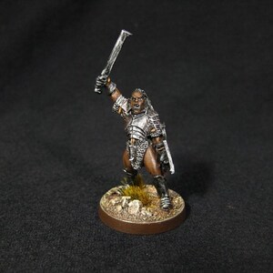 LOTR Commission Painting for Lord of the Rings, Uruk Hai Hero Miniature ...