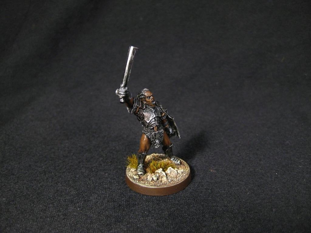 LOTR Commission Painting for Lord of the Rings, Uruk Hai Hero Miniature ...