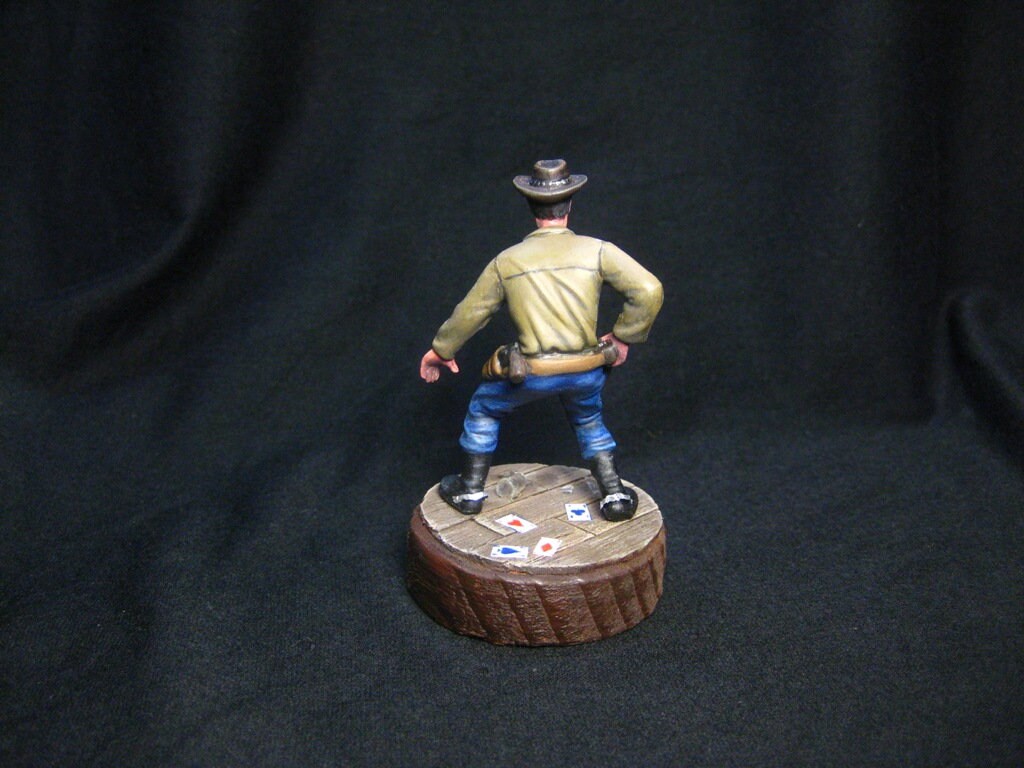 Plastic Cowboy, 132, 54mm , Wild West Hand Painted and Scratch Build