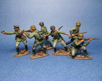 ビンテージ エアフィックス WW2 1/72、HO/00 22 mm「ドイツ歩兵タイプ