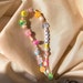Custom 90s funky beaded keychain