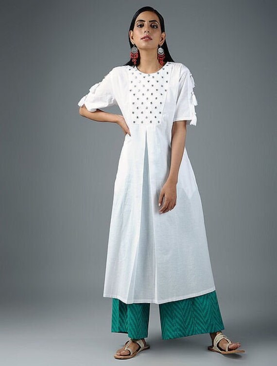 white long indian dress
