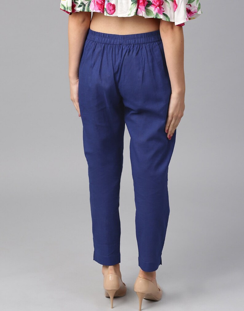 Elastic waist pants with pockets Buy 2 get 1 FREE Khadi cotton pants Casual pants Women pants Cotton pants Khadi pants Black pants