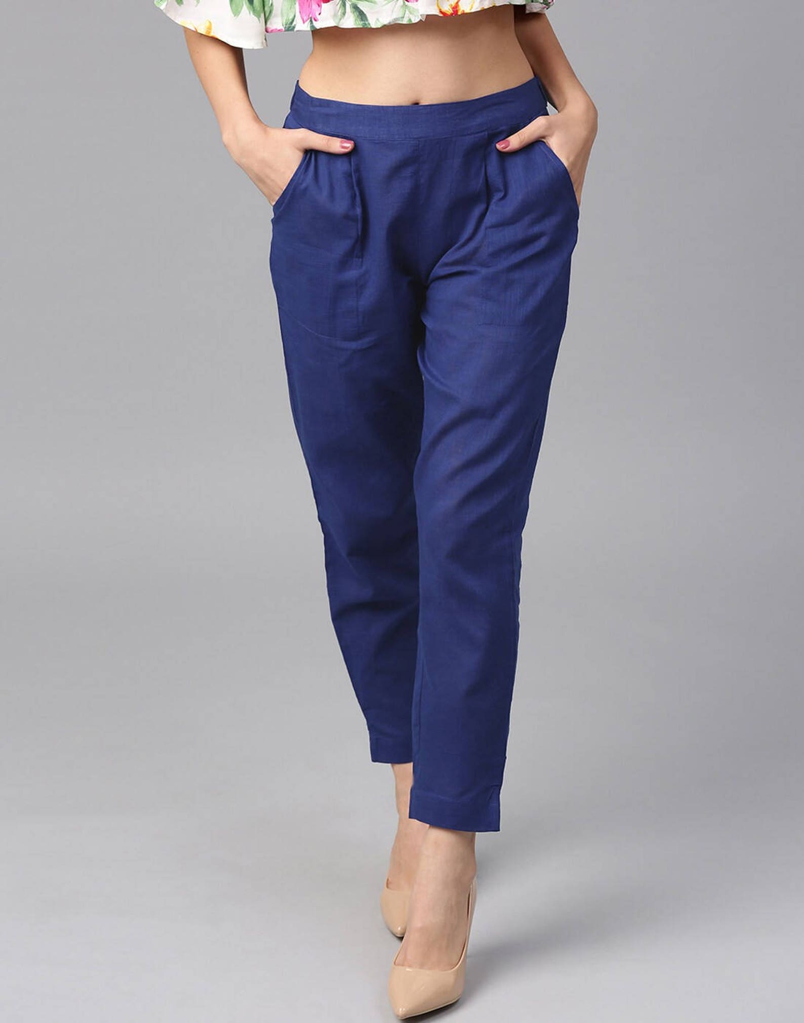 Pure cotton pants Summer pants Cotton trousers Natural Etsy