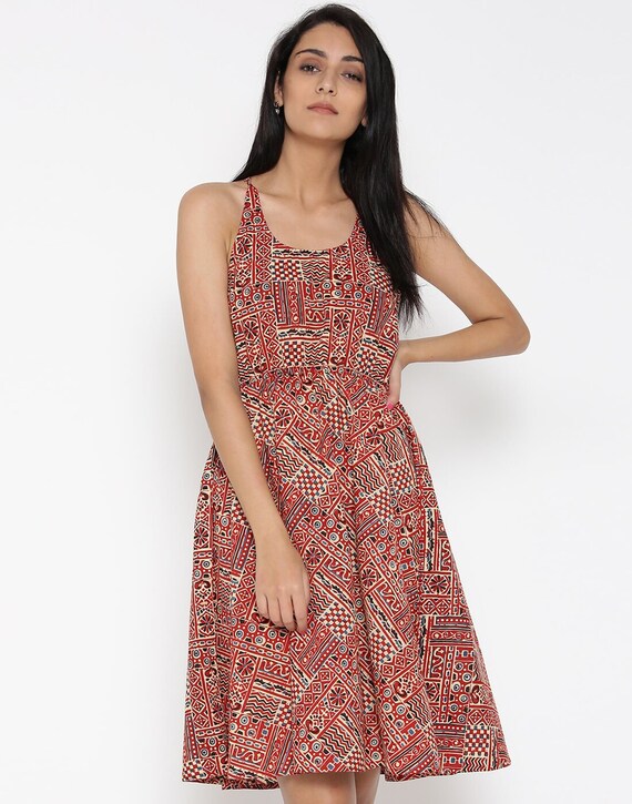 cream cotton dress