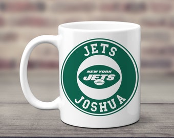 20-Ounce Tree-Free Greetings XM28129 Jets Football Fan Artful Jumbo Mug 20-Ounce Tree-Free Greetings XM28129 Jets Football Fan Artful Jumbo Mug