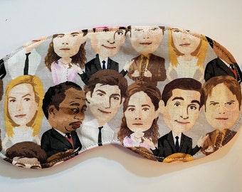 The office Sleep mask. Eye mask. Sleep aid.  Sleeping Mask. Night Mask. Blindfold.