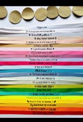Simple personalized satin ribbon bracelet (bachelorette party, wedding, birthday, communion, conference, etc.). personalized fabric bracelet guest gift product logo