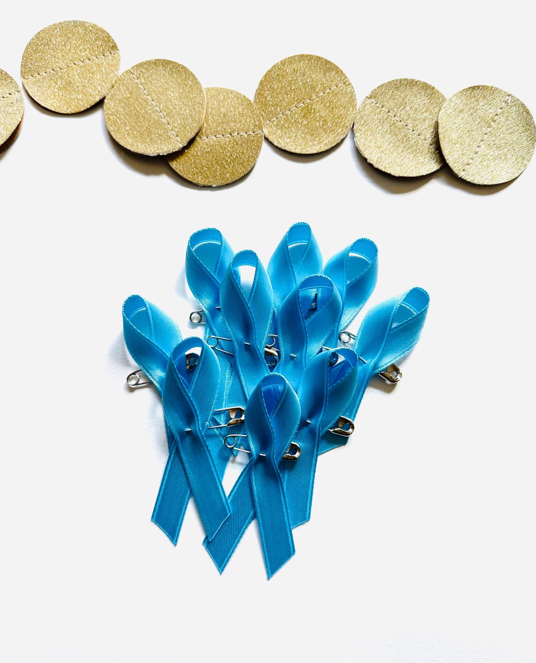 MOVEMBER Blue Ribbon Pin Blank Pin Awareness of Male Diseases - Etsy