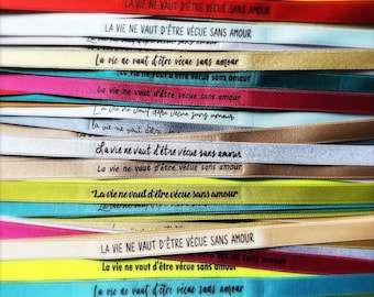 Pulsera de cinta de raso sencilla personalizada (despedida de soltera, boda, cumpleaños, comunión, congreso, etc.). Pulsera de tela personalizada como regalo para invitados