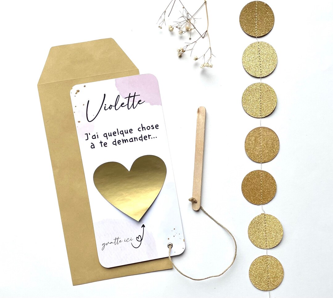Lot De 8 Cartes à Gratter Personnalisables Cadok - Format A7 (7.4x10.5 Cm) - Made In France - 8