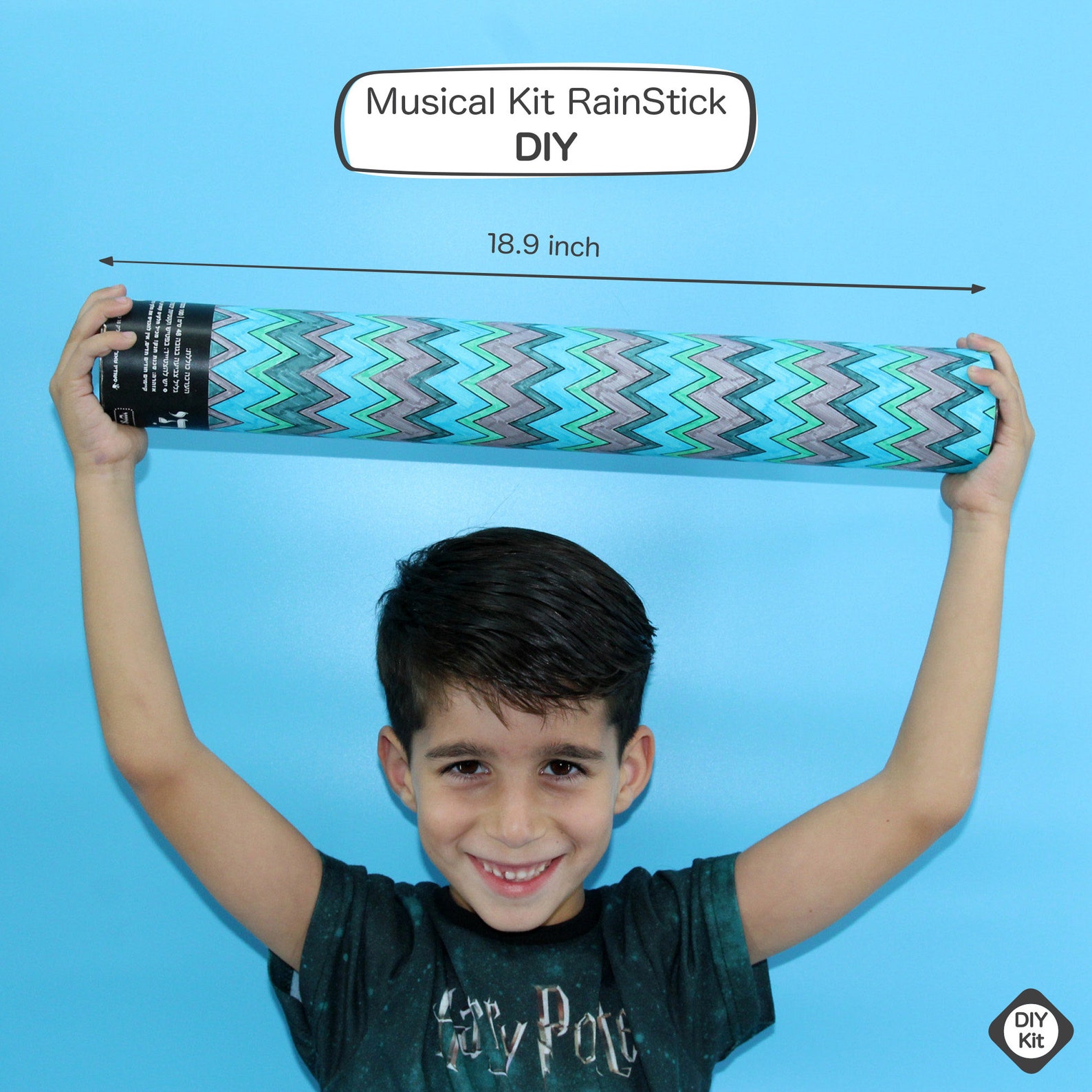 DIY Musical Rainstick Kit for Boys, Kids Craft Kits, Diy Activity Kit