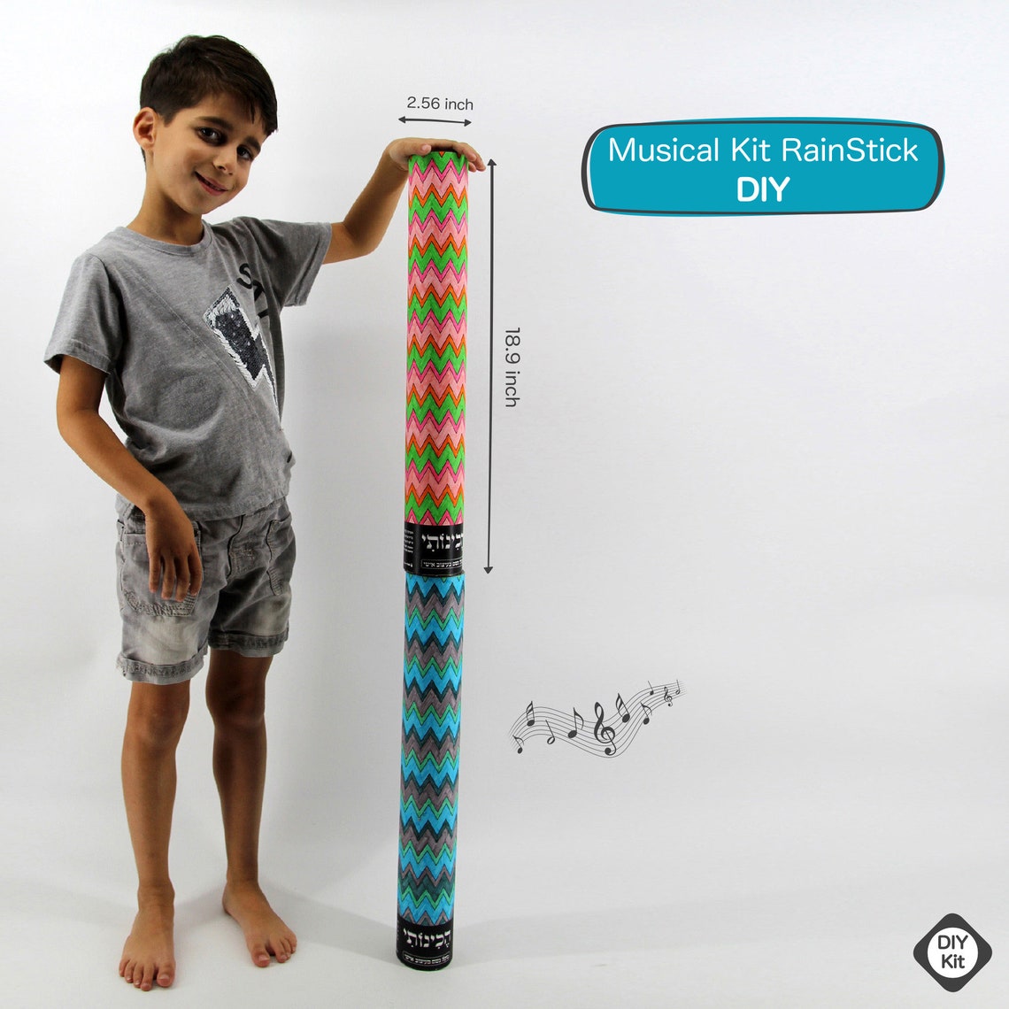 DIY Musical Rainstick Kit for Boys, Kids Craft Kits, Diy Activity Kit