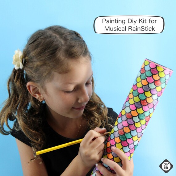 DIY Musical Rainstick Kit for Kids Kids Craft Kits Diy Etsy Australia
